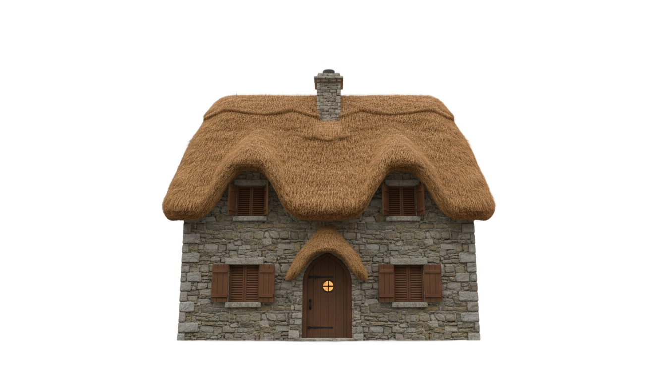 village house png PNG transparent background