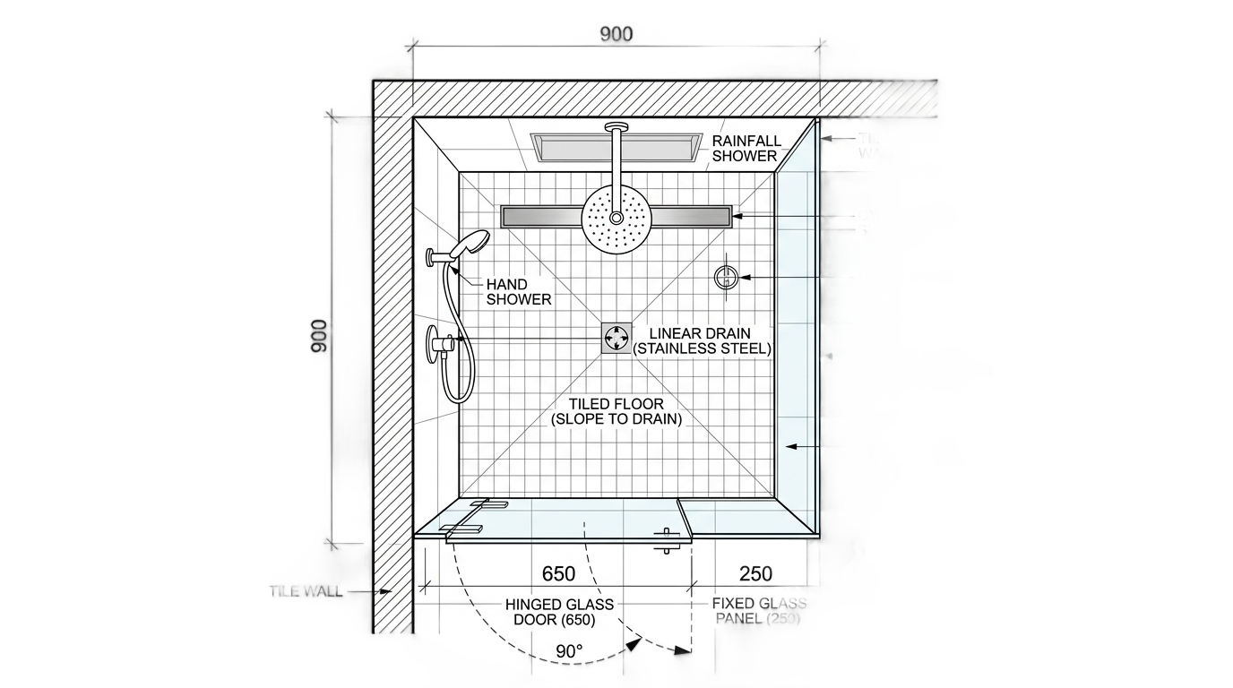 shower cabin top view png PNG transparent background