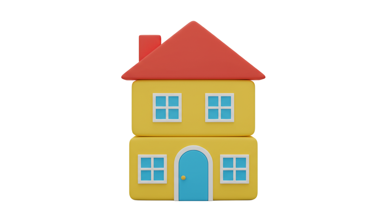 cartoon house png PNG transparent background