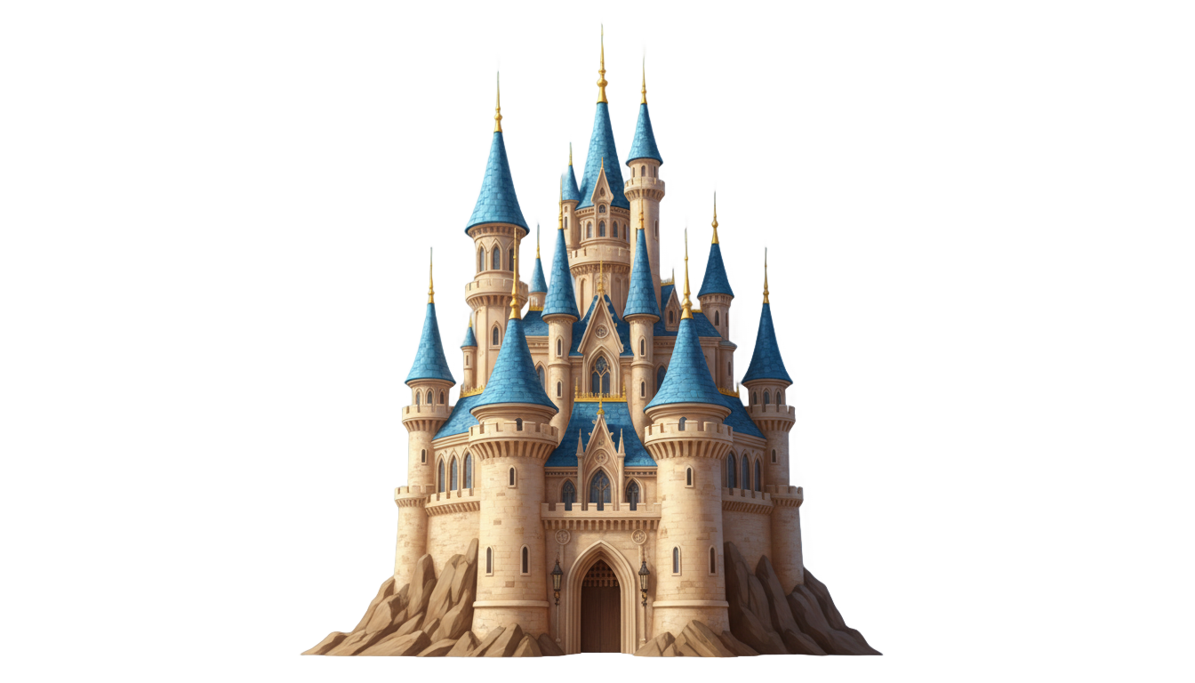 cinderella's castle png PNG transparent background