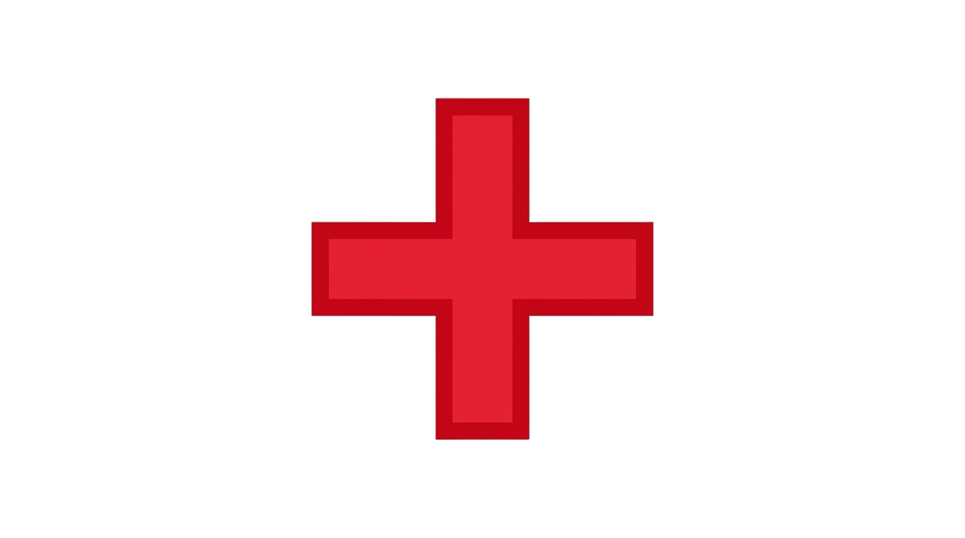 hospital plus symbol png PNG transparent background