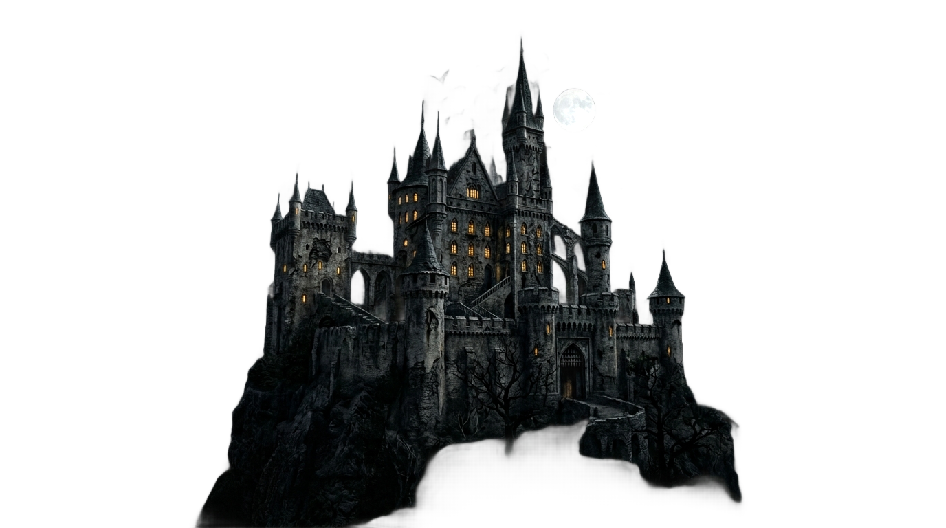haunted castle png PNG transparent background