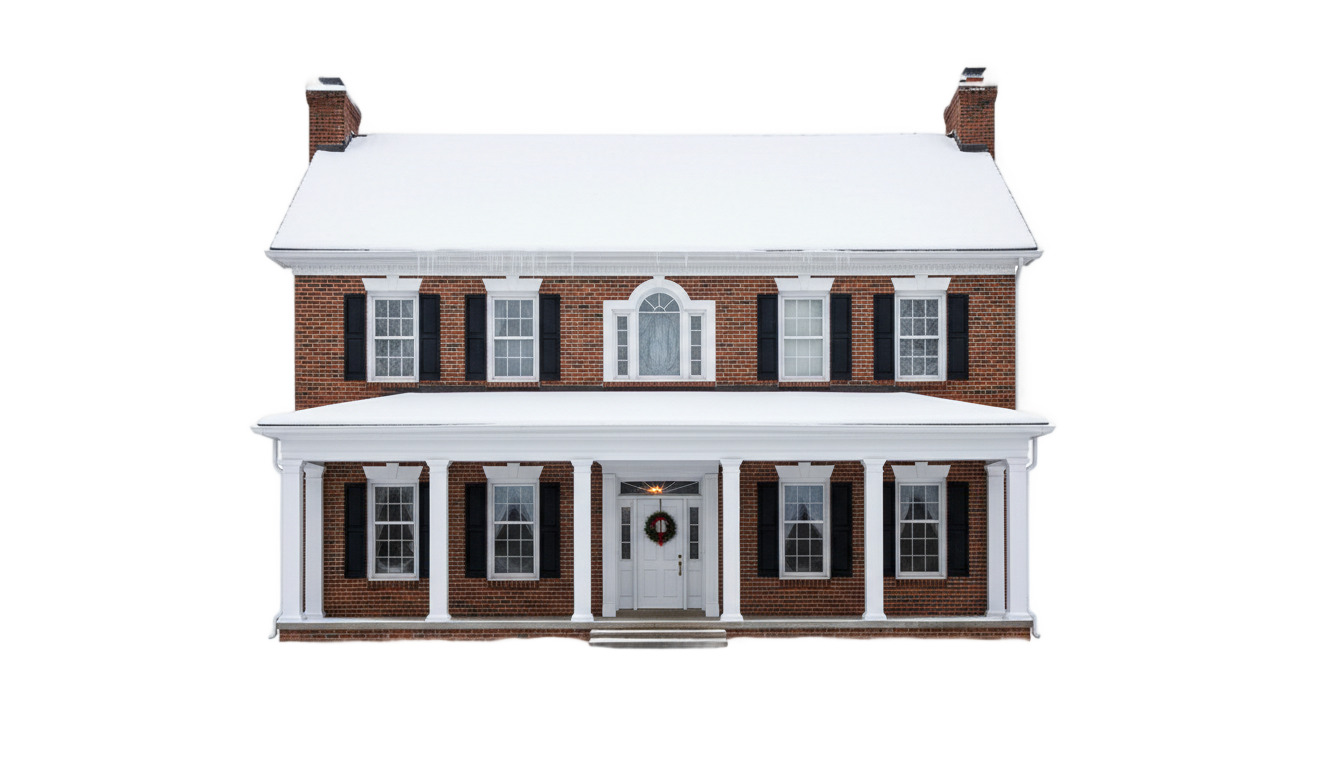 home alone house png PNG transparent background