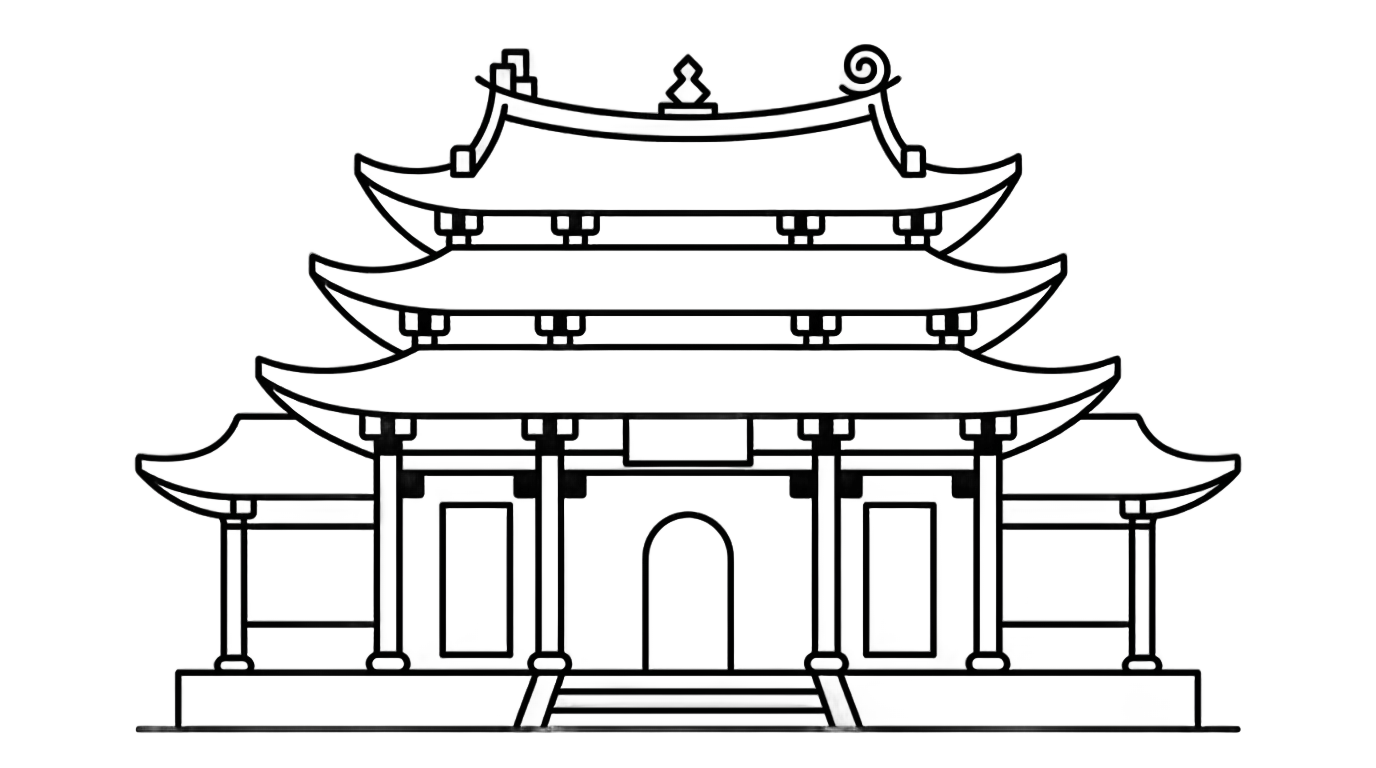 temple icon png PNG transparent background