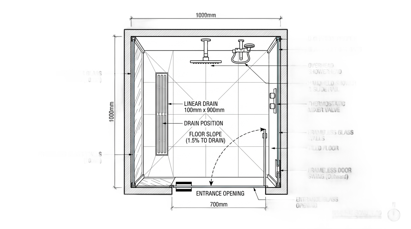 shower cabin top view png PNG transparent background