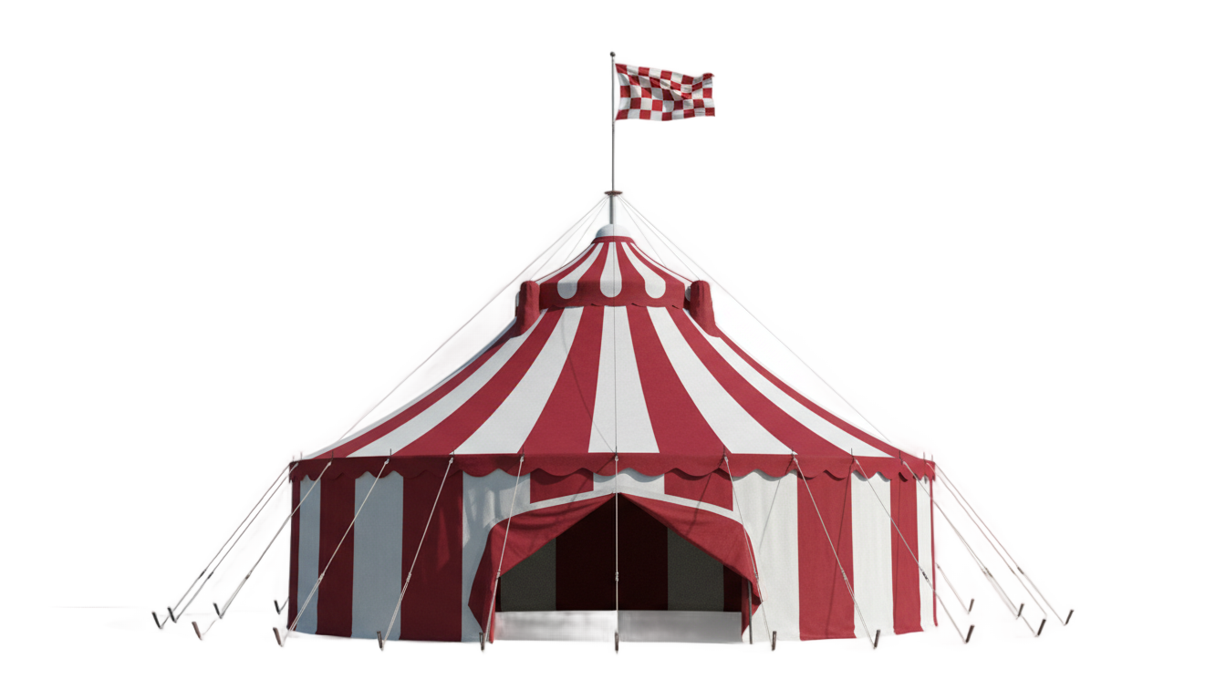 circus tent png PNG transparent background
