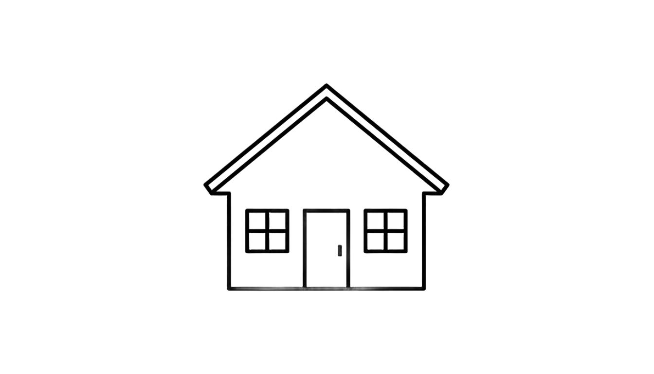 house outline png PNG transparent background