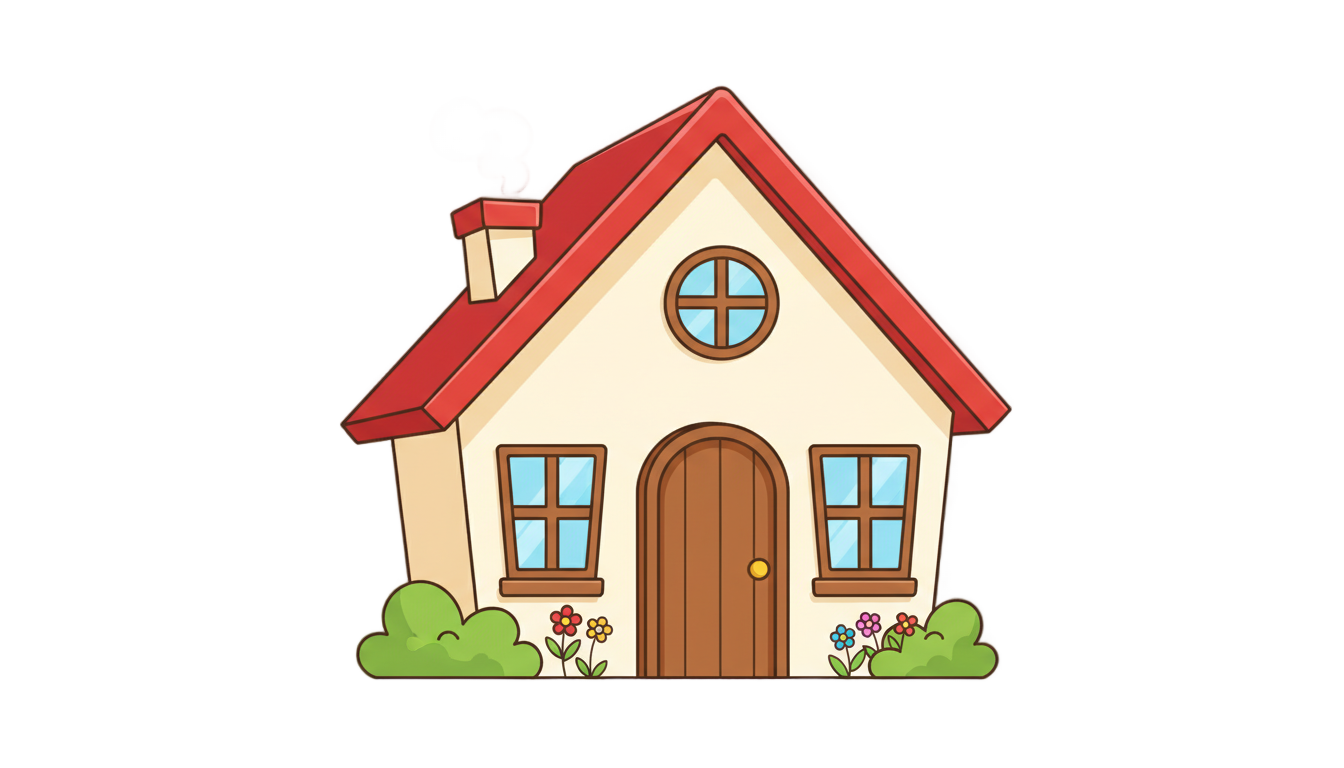 house emoji png PNG transparent background