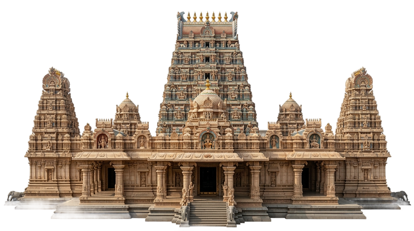 indian temple vector png PNG transparent background