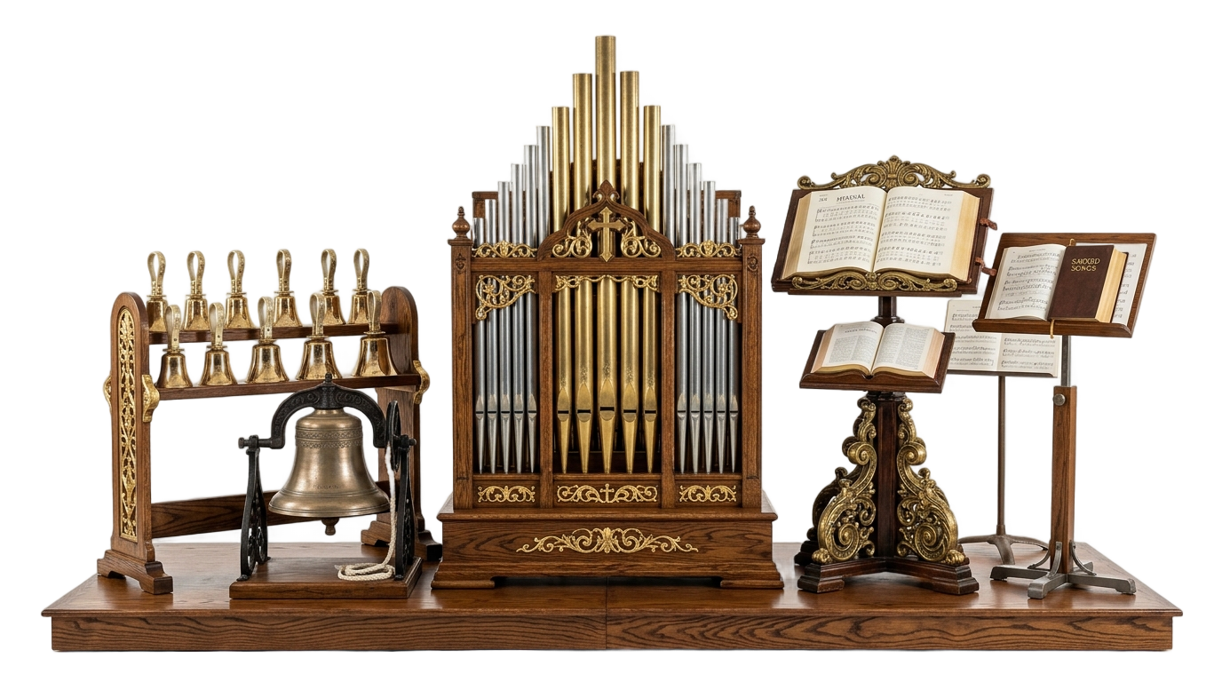 church instruments png PNG transparent background