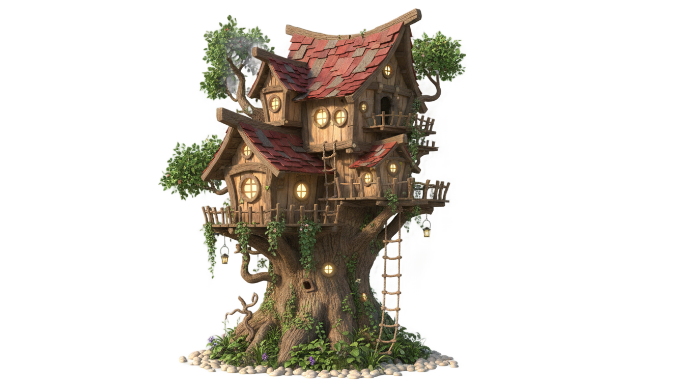 adventure time treehouse png PNG transparent background
