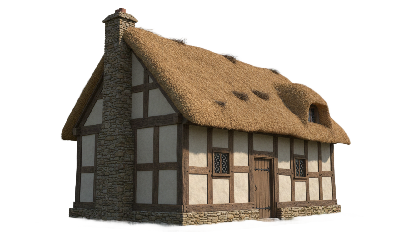medieval house png PNG transparent background