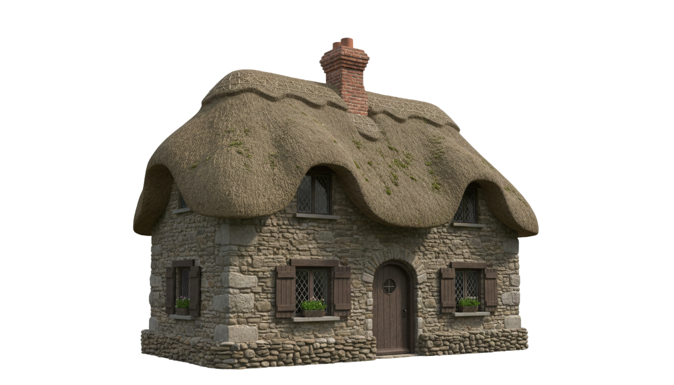 village house png PNG transparent background
