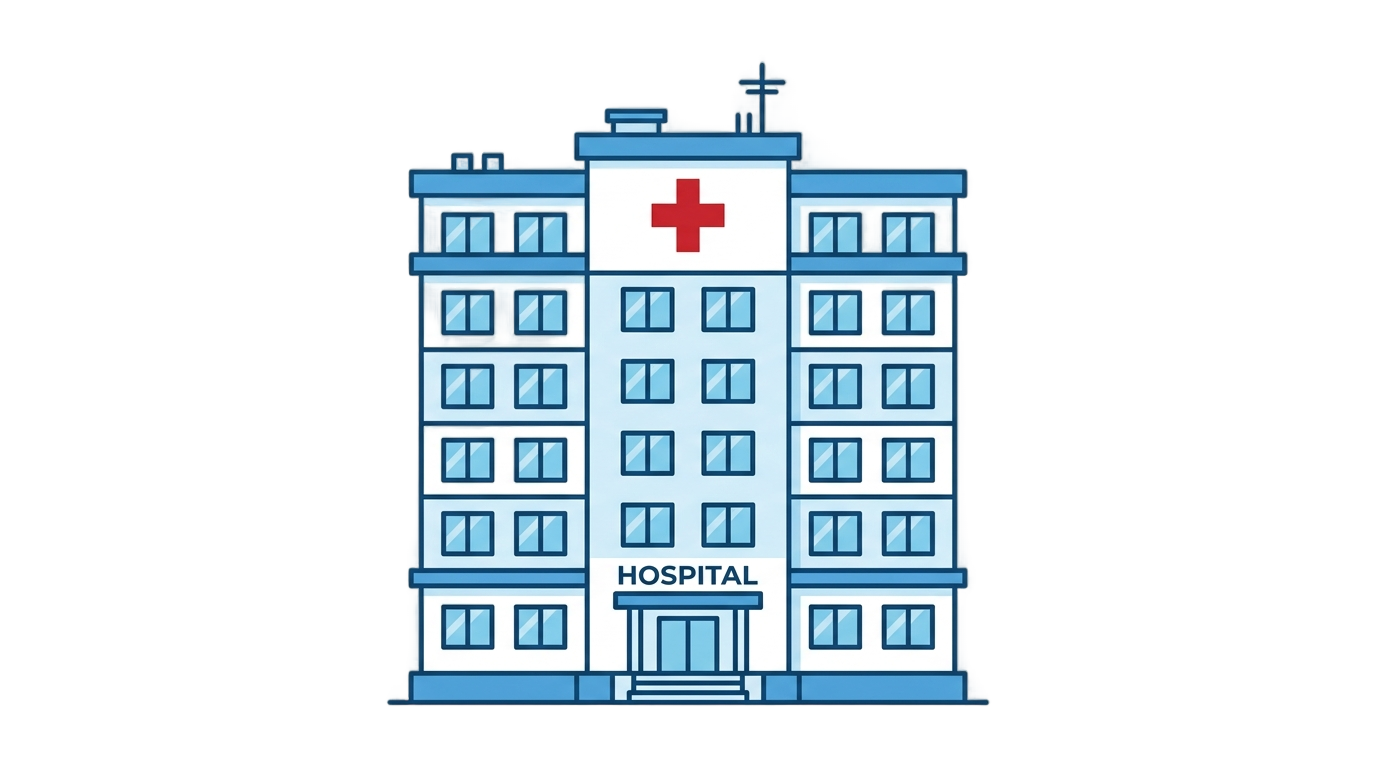 hospital building icon png PNG transparent background