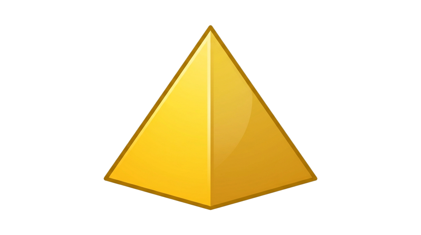 pyramid emoji png PNG transparent background