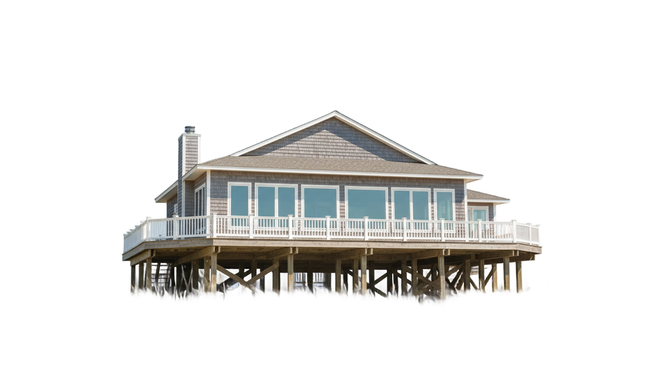 beach house png PNG transparent background