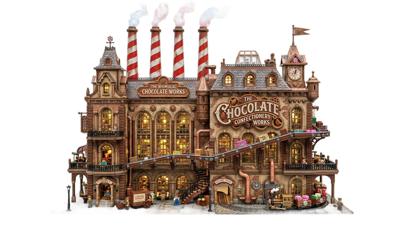 chocolate factory png PNG transparent background