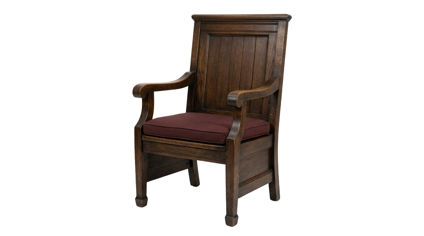 church chair png PNG transparent background