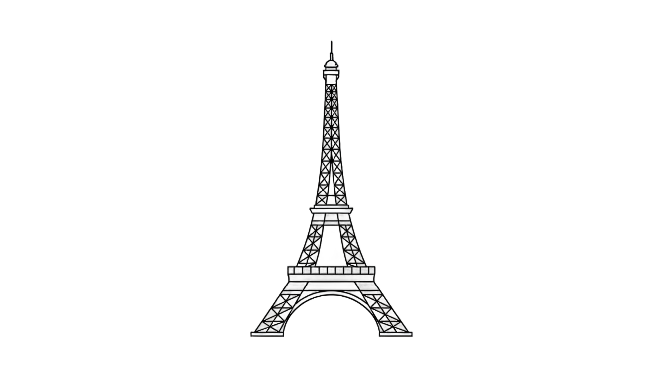 eiffel tower icon png PNG transparent background