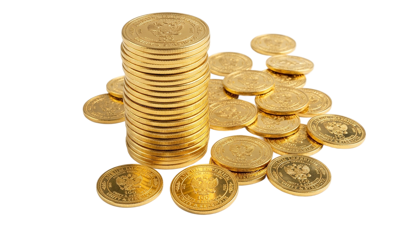 clipart gold coins png PNG transparent background