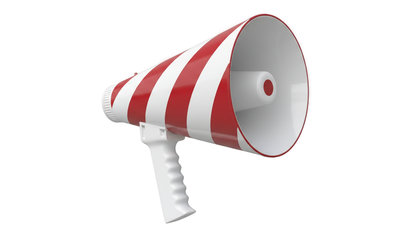 cheer megaphone png PNG transparent background