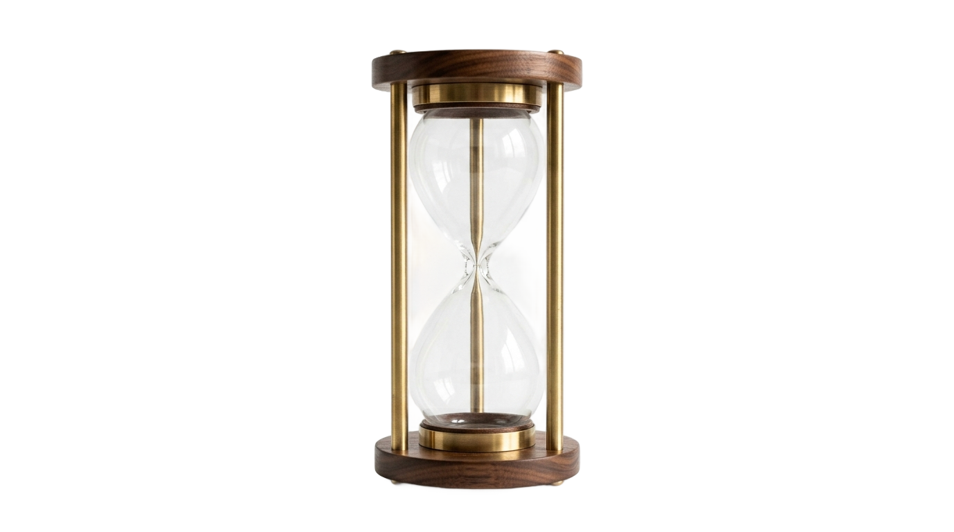 empty hourglass png PNG transparent background