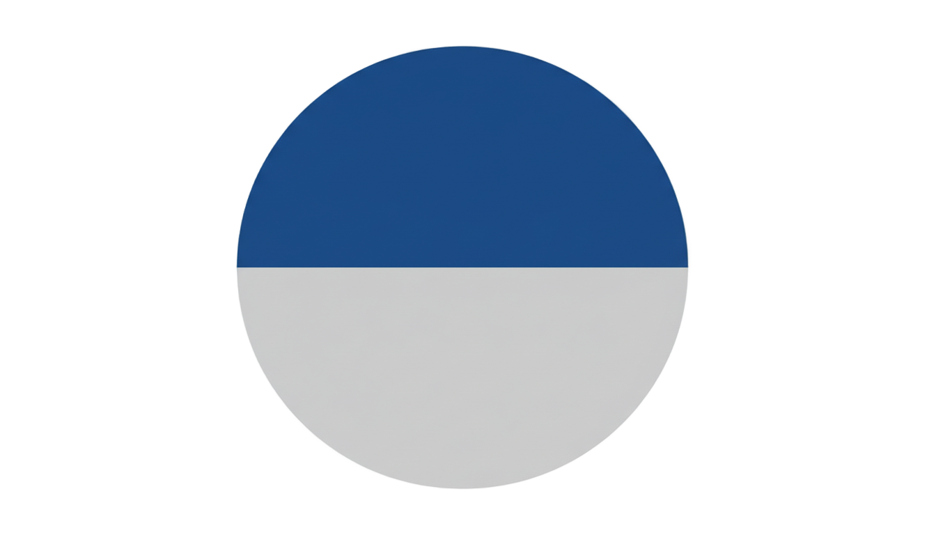 50 pie chart png PNG transparent background