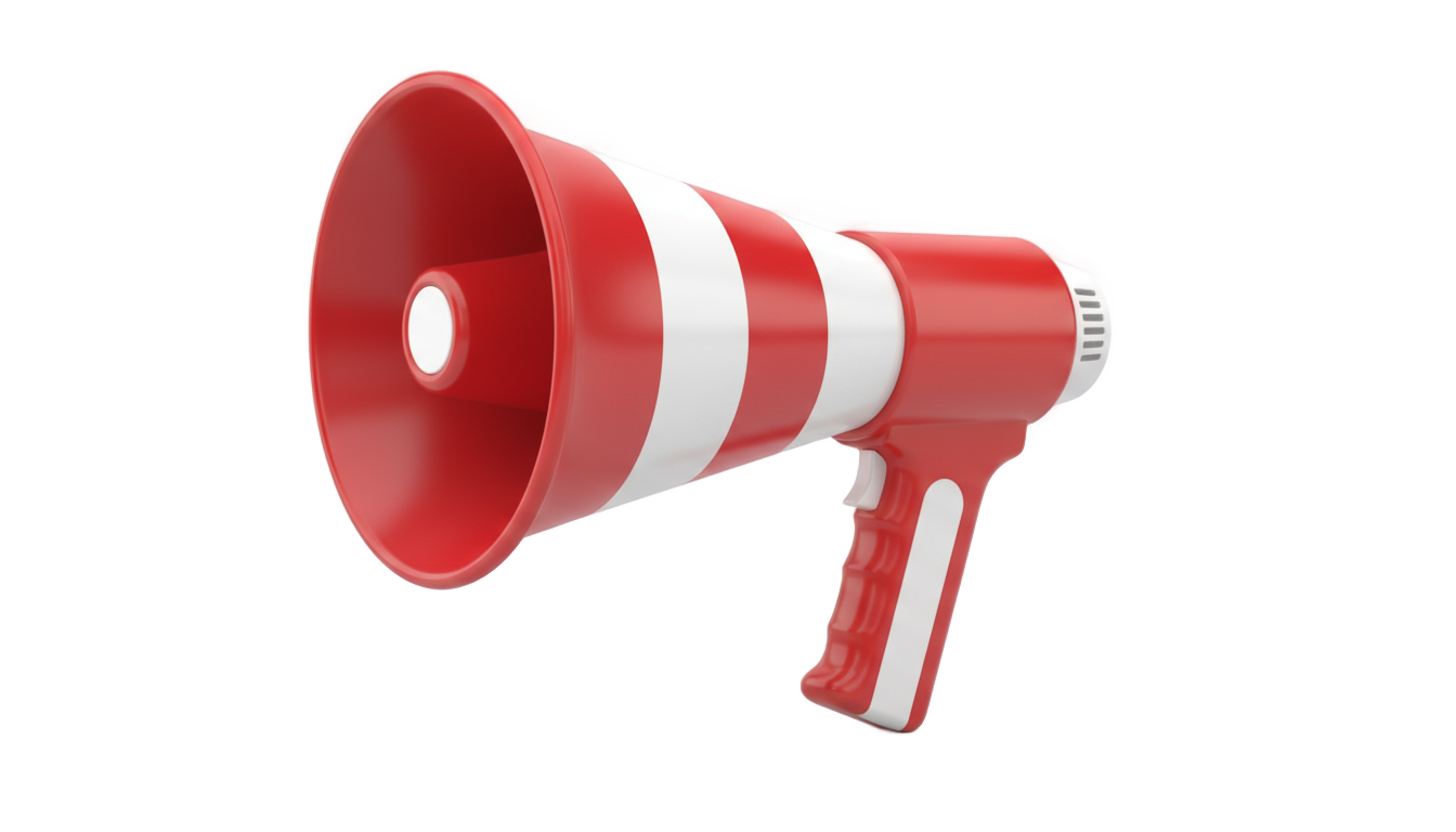 megaphone illustration png PNG transparent background