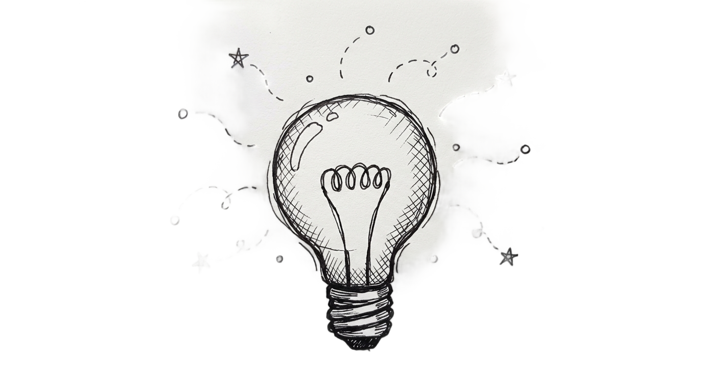 lightbulb doodle png PNG transparent background