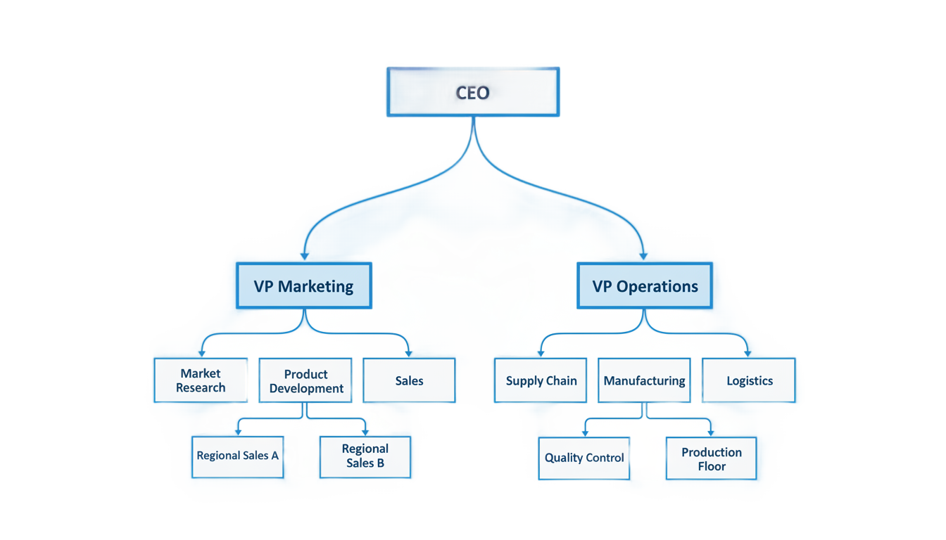 organizational chart png PNG transparent background