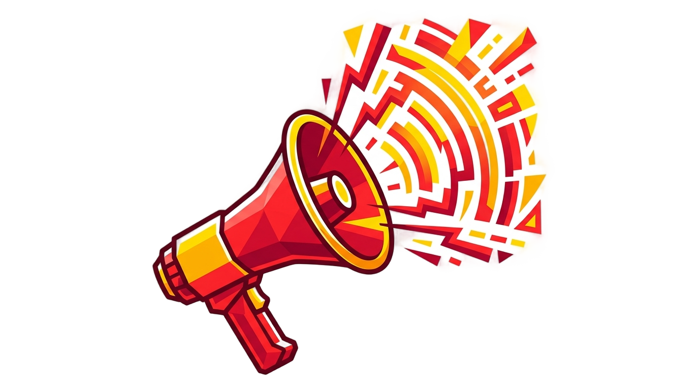 megaphone logo png PNG transparent background