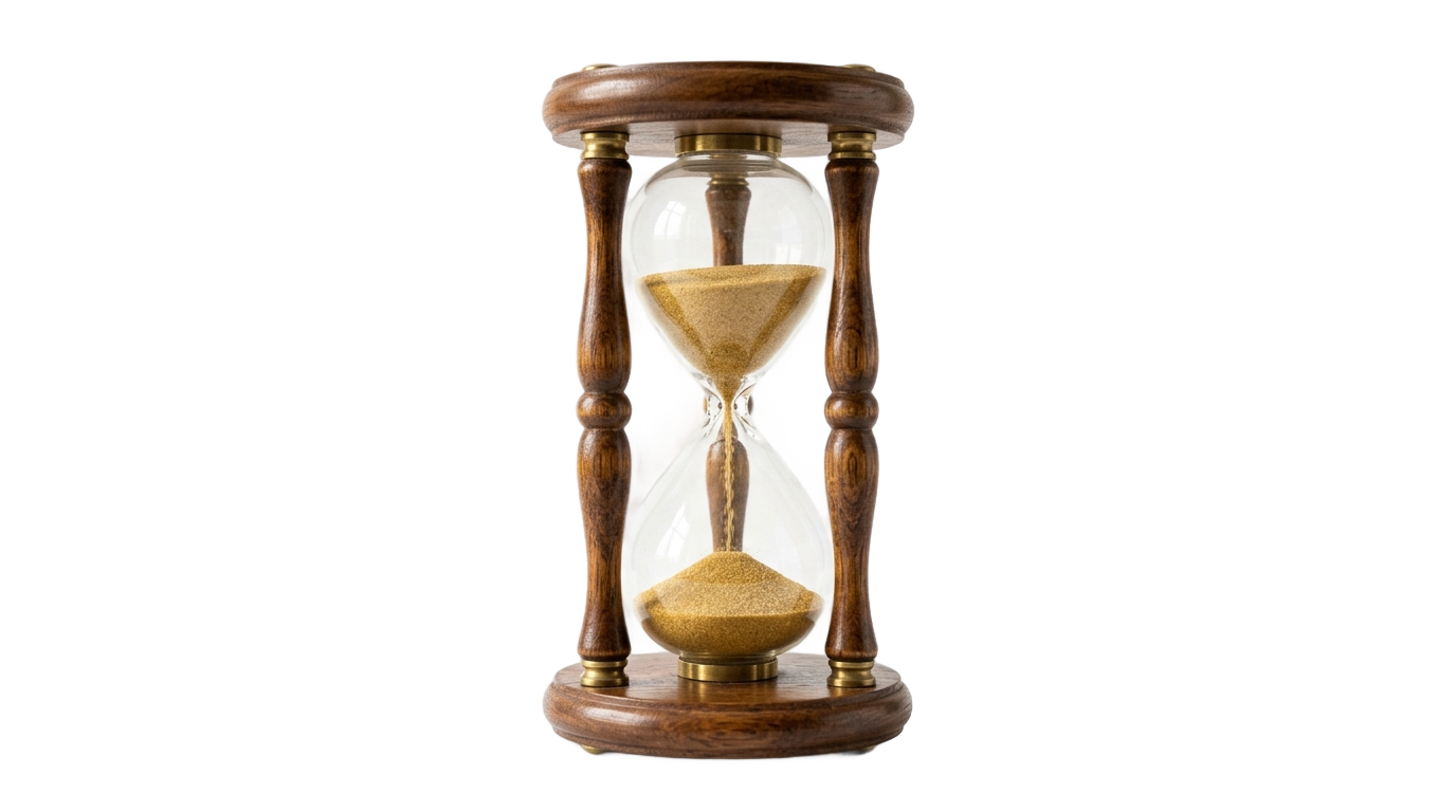 hourglass time png PNG transparent background