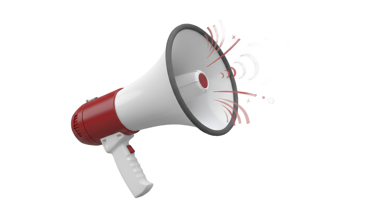 megaphone announcement png PNG transparent background