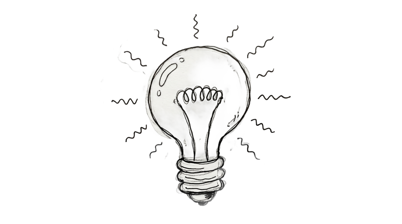 lightbulb doodle png PNG transparent background