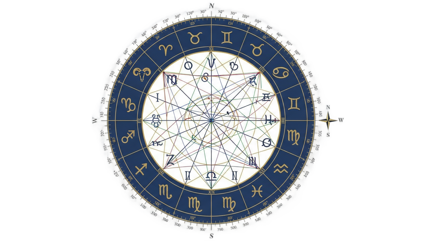 natal chart png PNG transparent background