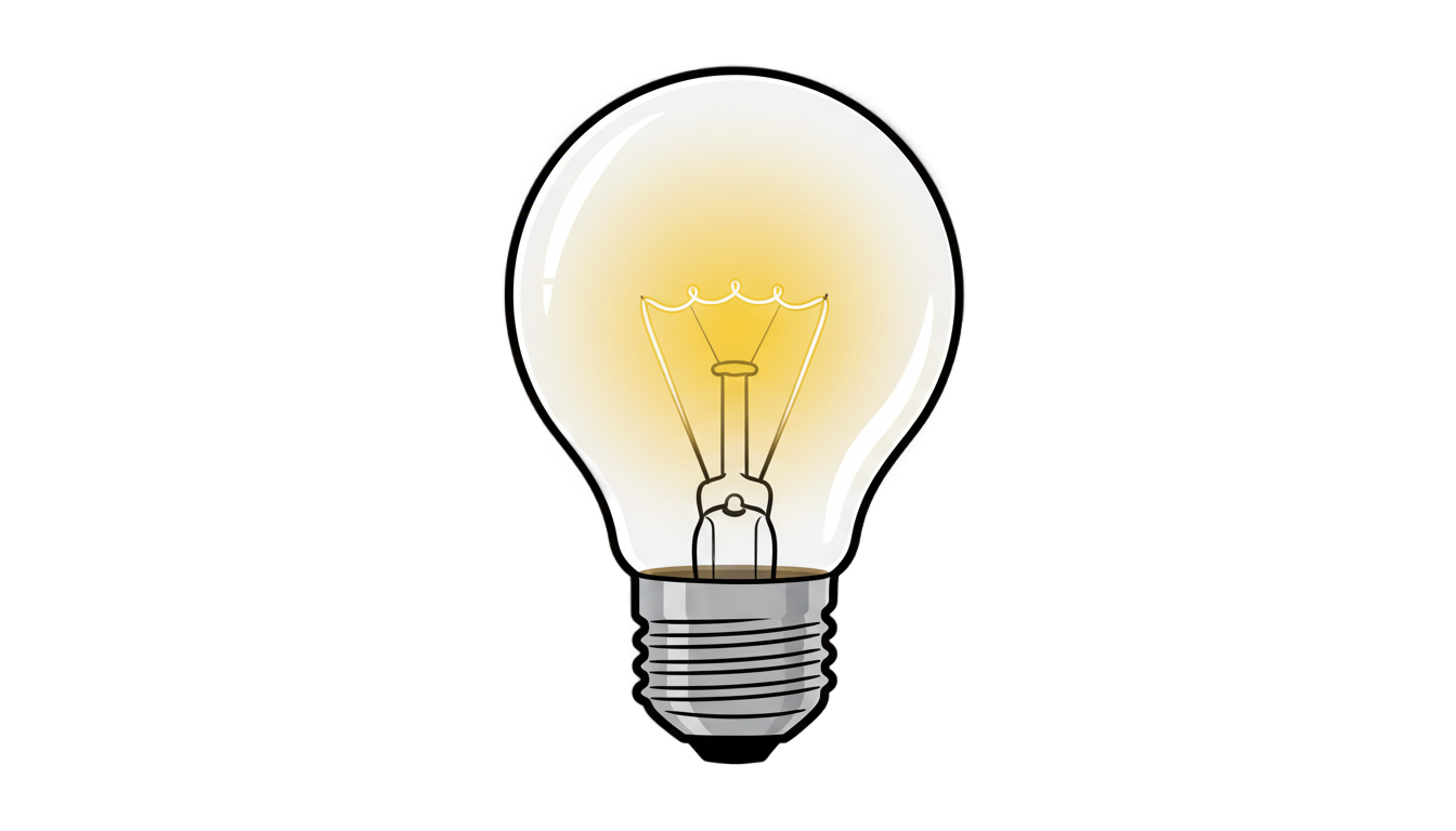 lightbulb icon png PNG transparent background