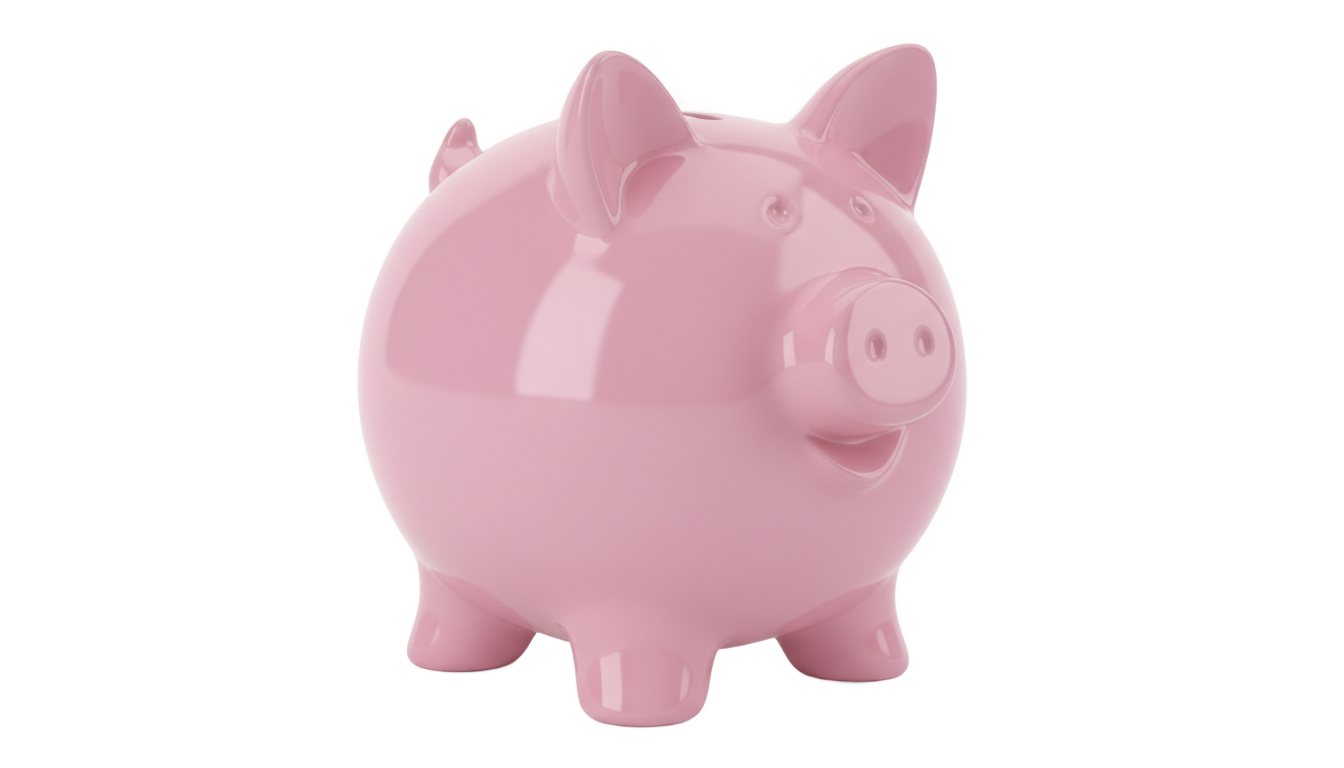 piggy bank 3d png PNG transparent background
