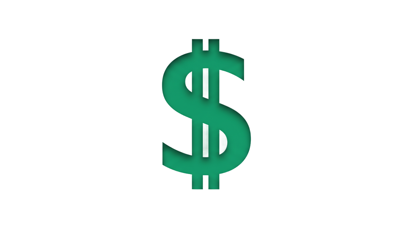 dollar sign icon png PNG transparent background