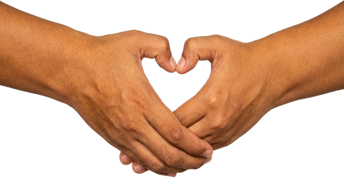 heart handshake png PNG transparent background