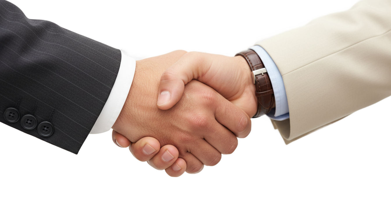 business handshake png PNG transparent background