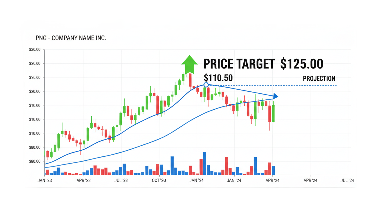 png stock price target PNG transparent background