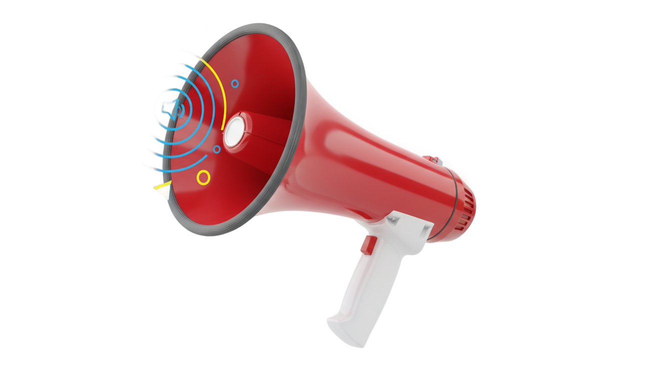 megaphone announcement png PNG transparent background