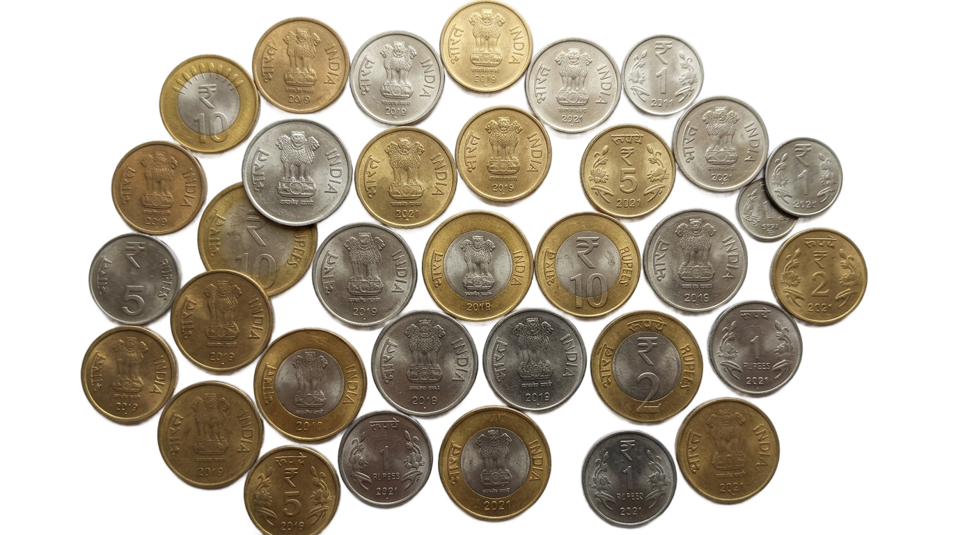 indian coins png PNG transparent background