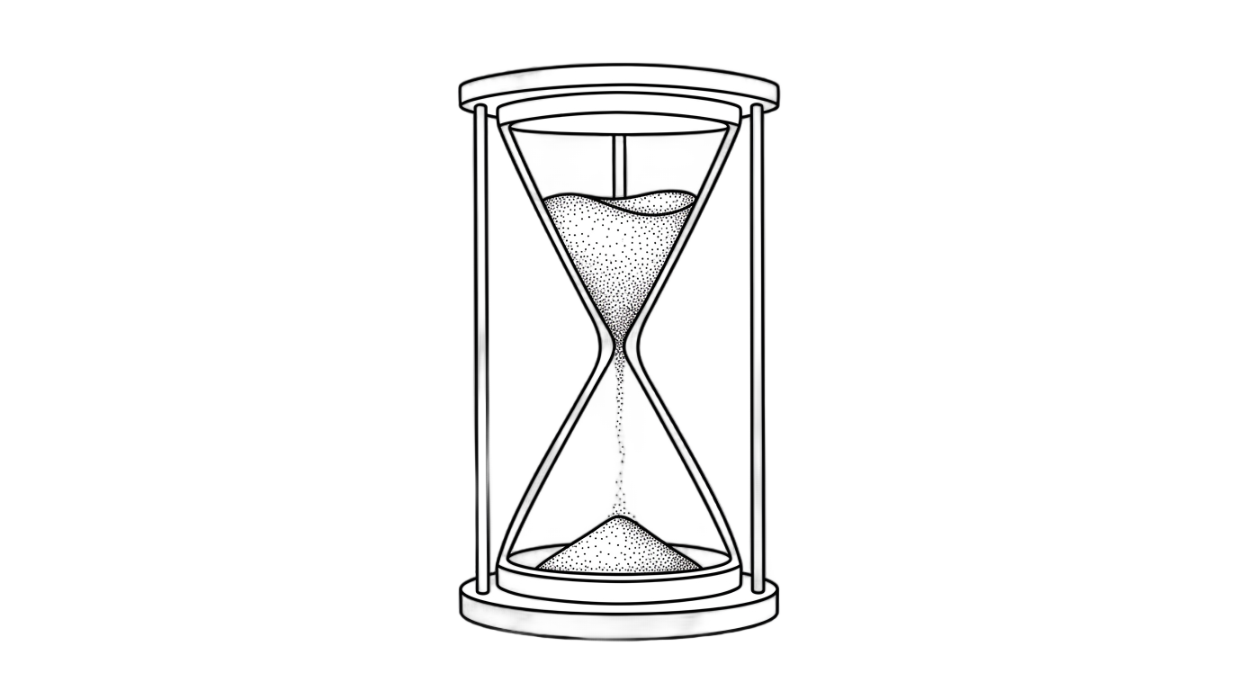 hourglass outline png PNG transparent background