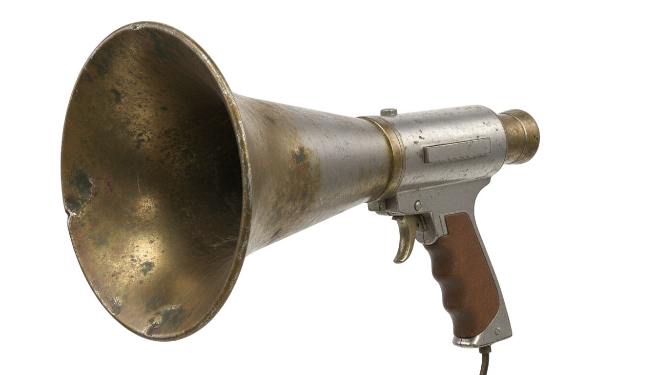 vintage megaphone png PNG transparent background