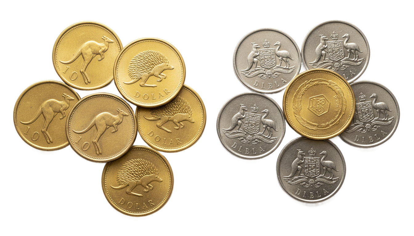 australian coins png PNG transparent background