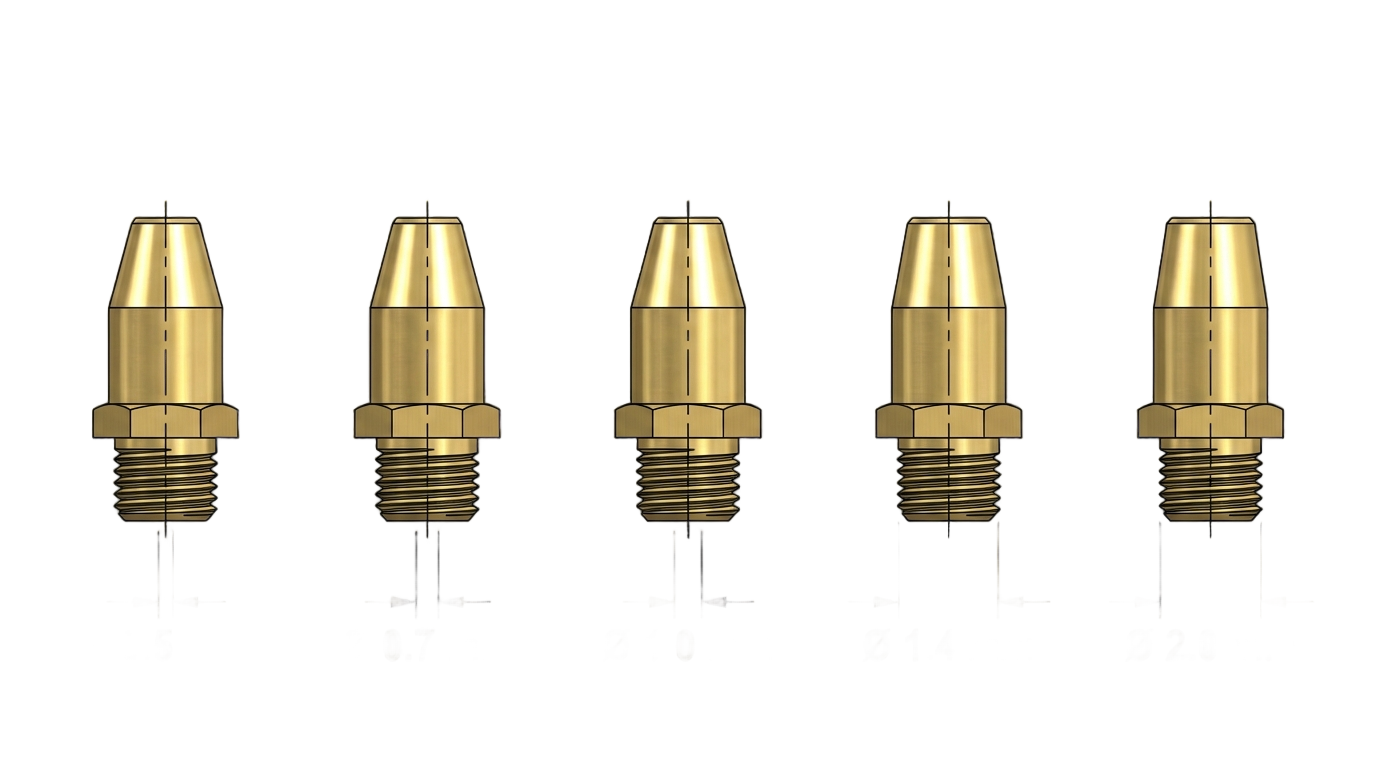 png gas stove nozzle size chart PNG transparent background