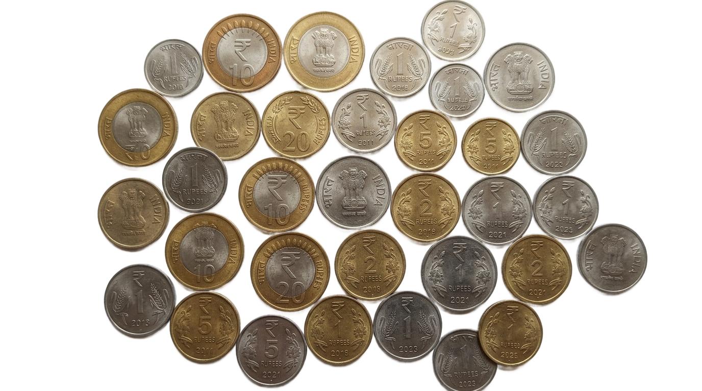 indian coins png PNG transparent background