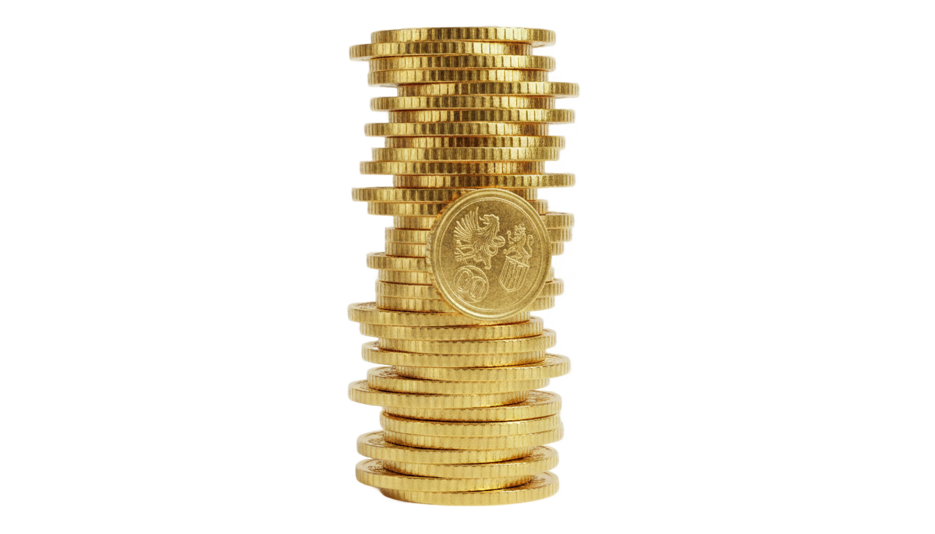 stack of coins png PNG transparent background
