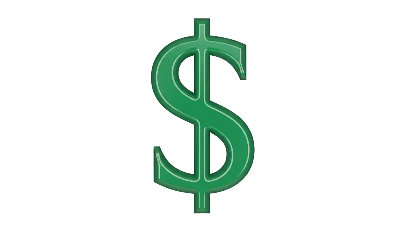 dollar sign emoji png PNG transparent background